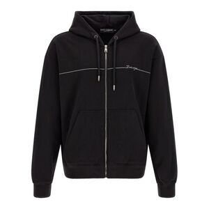 Dolce & Gabbana Black Cotton Men's Sweatshirt